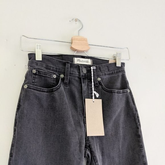 New Madewell Demi-Boot Jeans in Tobin Wash Inset Edition Size 23 - Picture 4 of 11